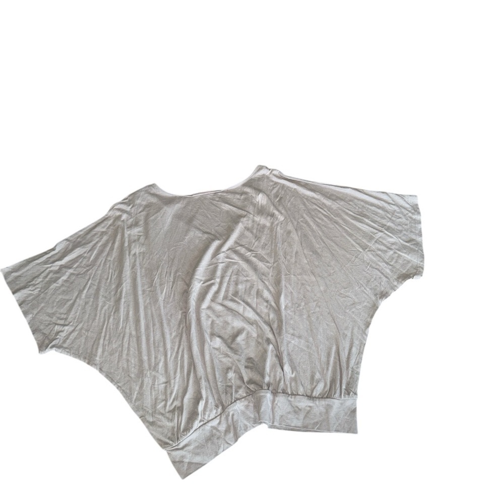 5/$25 Elle Light Grey Blouse with Studded Detail - Picture 6 of 6